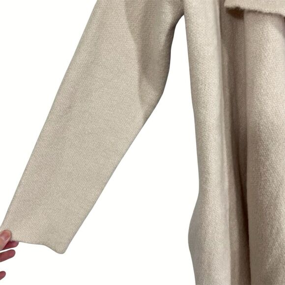 Baltic Born IL Ellison Lapel Cardigan Open Front Knit Waterfall Sweater S/M - Picture 5 of 9